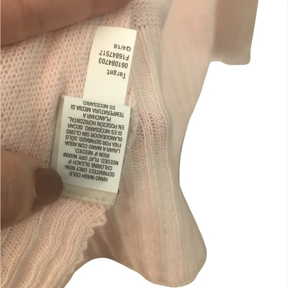 A NEW DAY Blanket Scarf Women's O/S Pink Tan Oversized Scarves Color Block